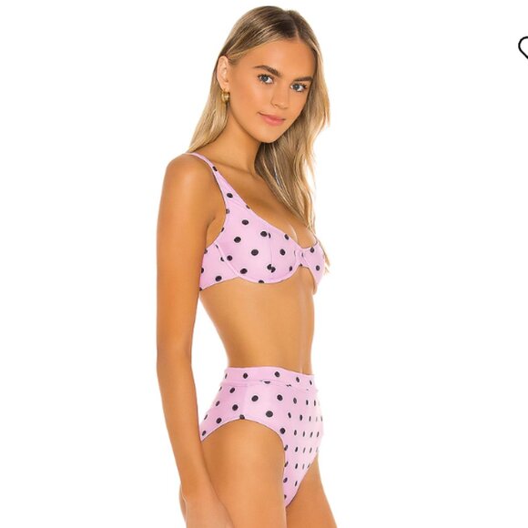 Faithful the Brand Evie Bikini in Sylvester Dot Print Bikini - Picture 2 of 8